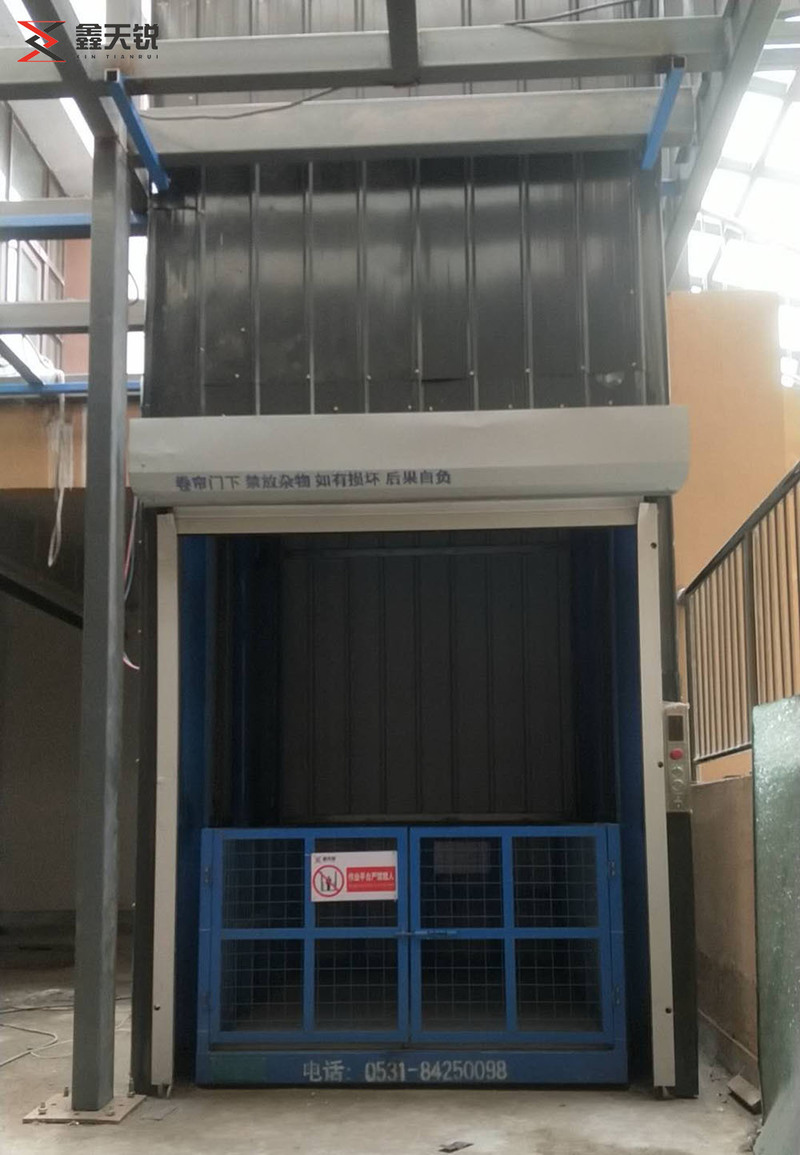 吕梁双轨双缸液压货梯